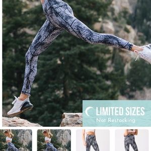 Zyia black viper pocket LNT high rise leggings